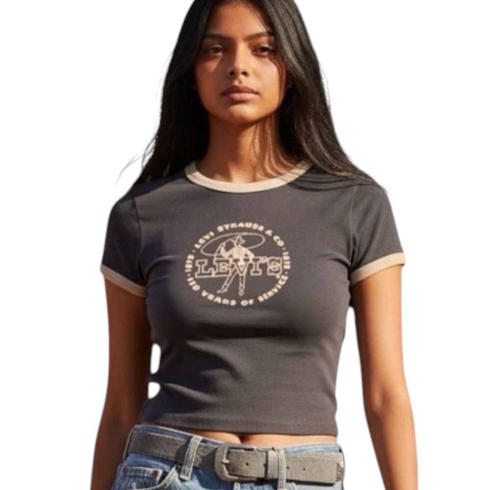 20 Levi's baby tee COWBOY sz S